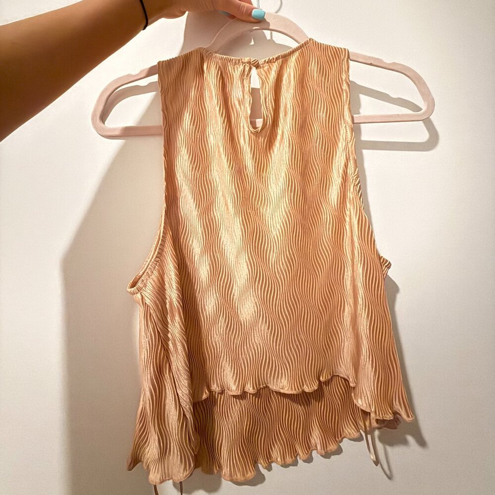Rose gold blouse